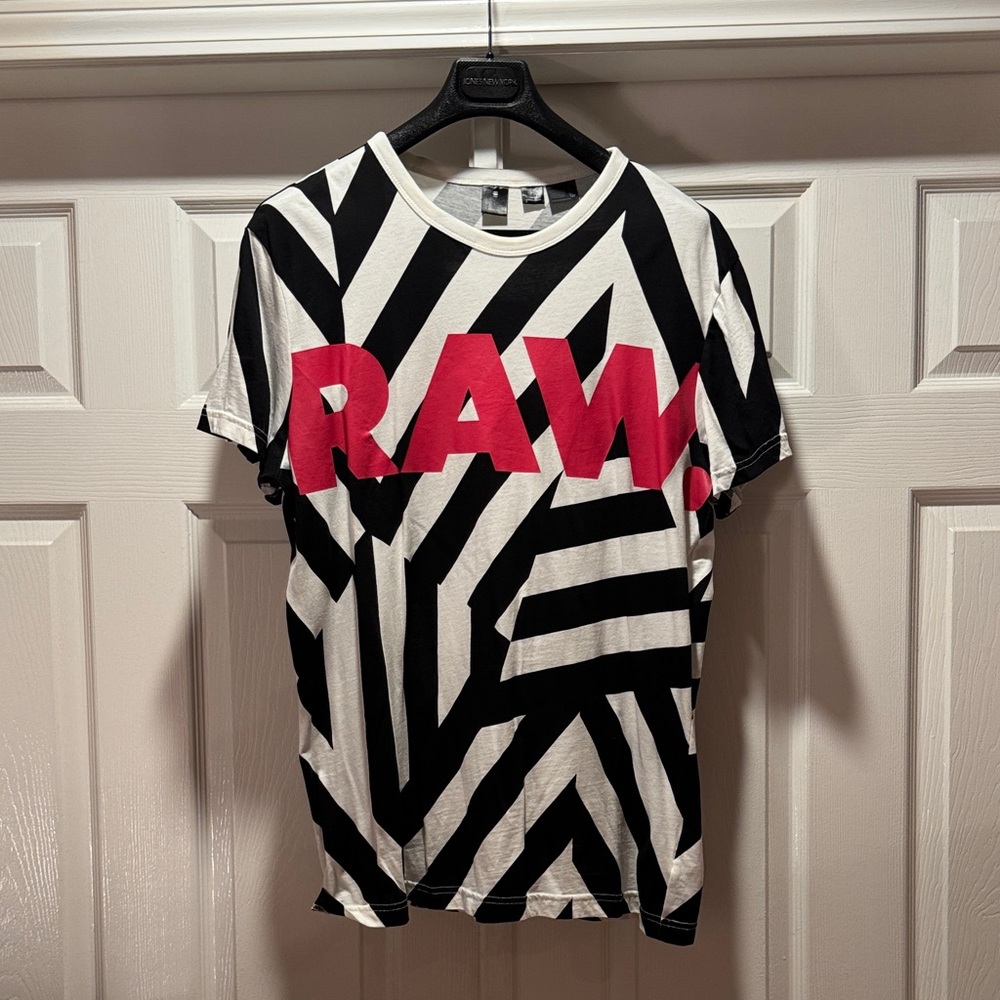 G-Star Monochrome Striped Tee